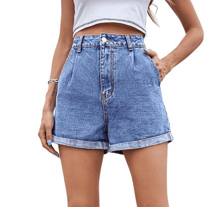 shorts-femininos-jeans-academia-cintura-alta-social-plus-size-curto-soltinho-cintura-alta-linho-feminino-cintura-plus-size-short-jeans-soltinho
